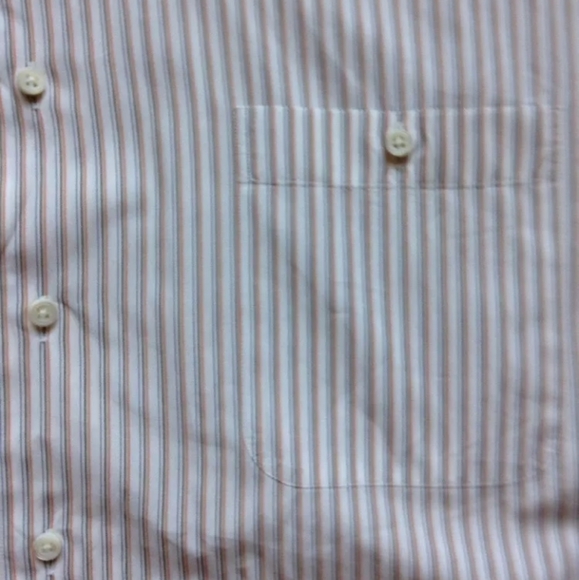 ERMENEGILDO ZEGNA Mens Portofino Striped Shirt XL - Picture 5 of 6